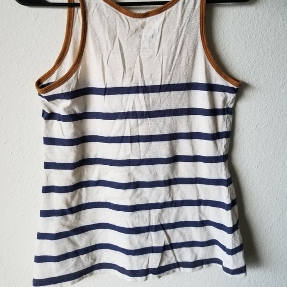 Old Navy tank nautical striped navy blue 🤩 - Picture 4 of 5